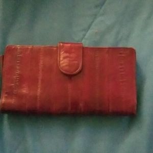 100% eelskin womens wallet